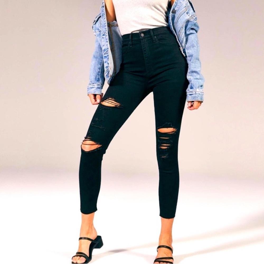 abercrombie and fitch skinny jeans.